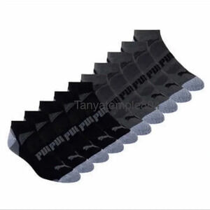 PUMA Men's No Show Sock, 10-pair